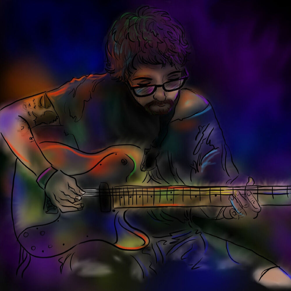Picture of colours in the dark