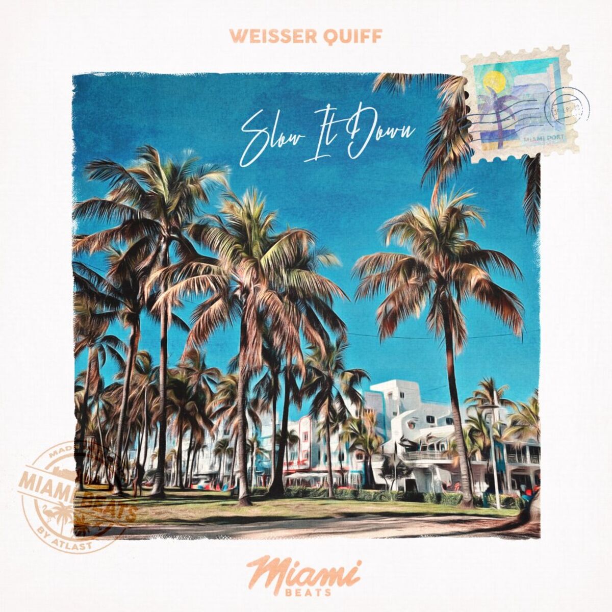 Weisser Quiff