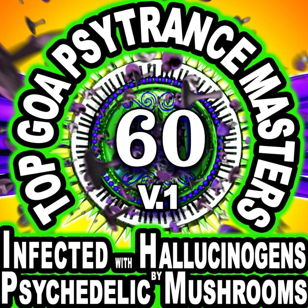 Picture of Psychedelic Mushrooms Infected With Hallucinogens