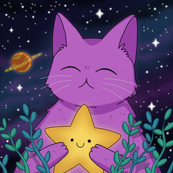 Picture of Purrple Cat