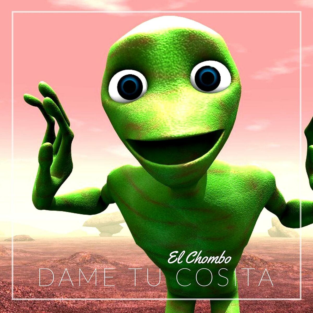 Dancing Green Alien