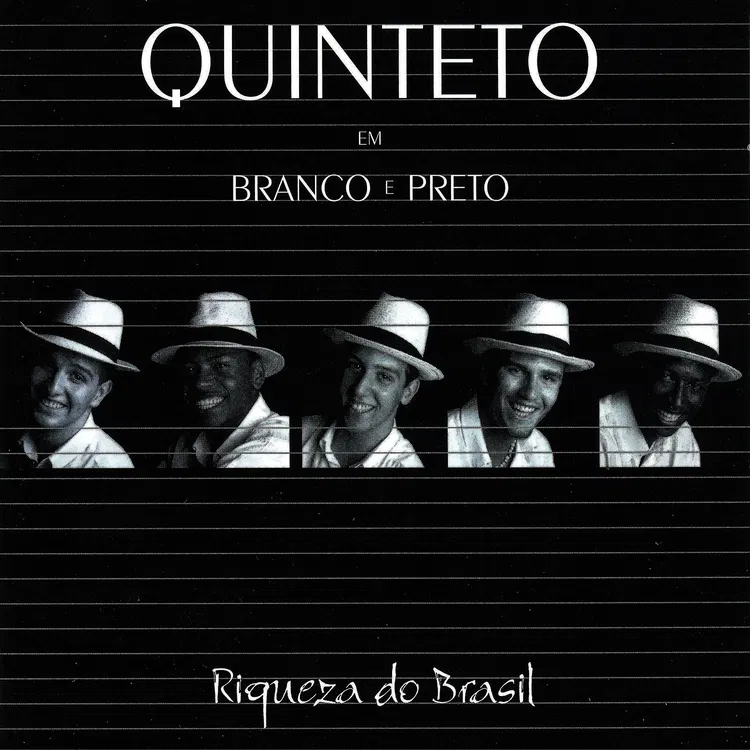 Quinteto em branco e preto