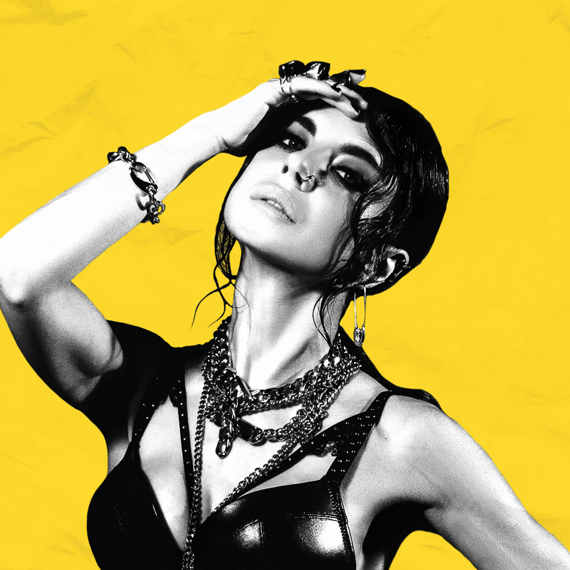 Әдемі ретро винтажды жалаңаш жағажай