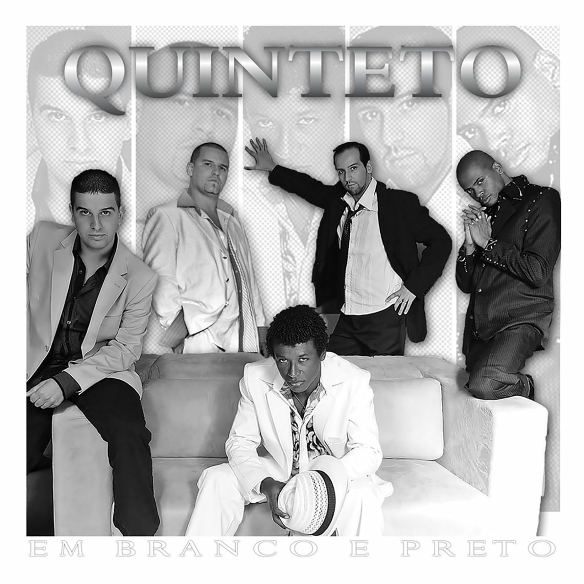Quinteto em branco e preto