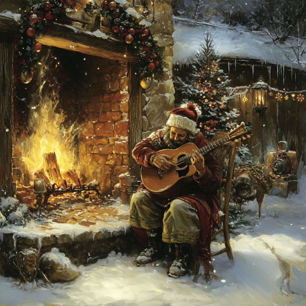 Picture of Christmas Music Background