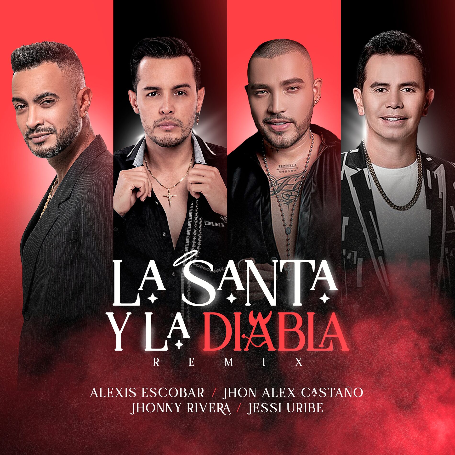 Album cover of La Santa y La Diabla (Remix) [feat. Jhonny Rivera]