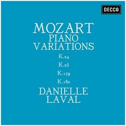 Cover of Mozart: Piano Variations K.24, K.25, K.179, K.180