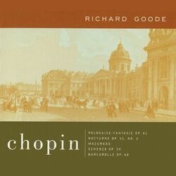 Cover of Chopin: Polonaise-Fantasie Op. 61; Nocturne Op. 55, No. 2; Mazurkas Scherzo, Op. 54; Barcarolle, Op. 60