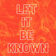 Let It Be Known by Justin Starling album cover