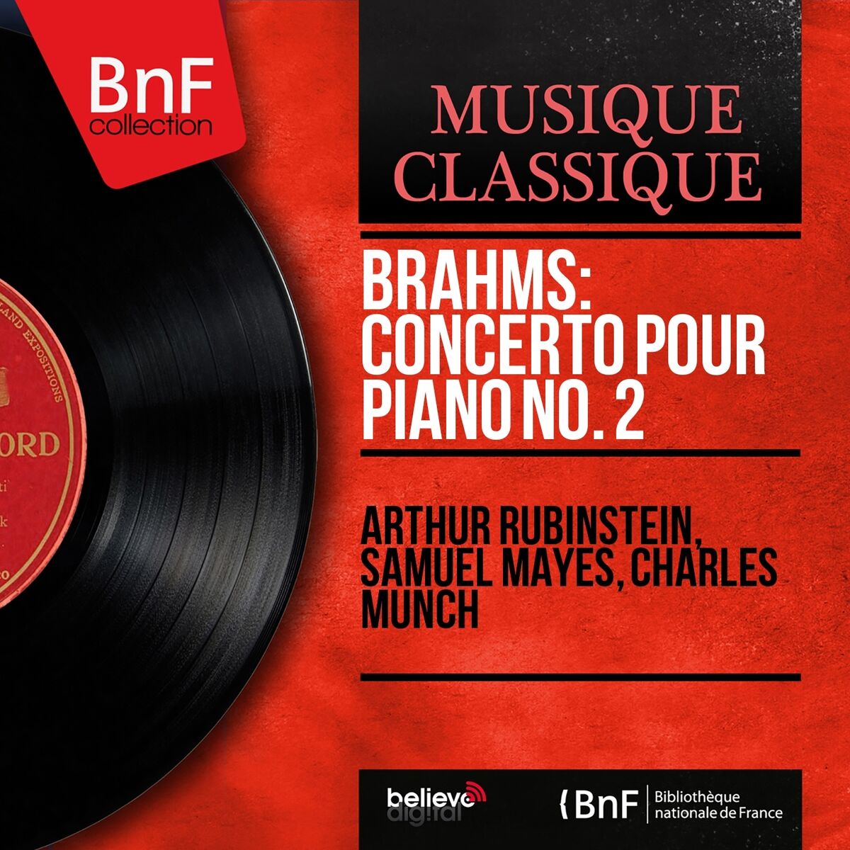 Album cover of Brahms: Concerto pour piano No. 2 (Mono Version)