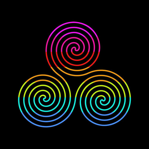 Triple Spiral (feat. Tim Merritt & Dave Shul) sleeve