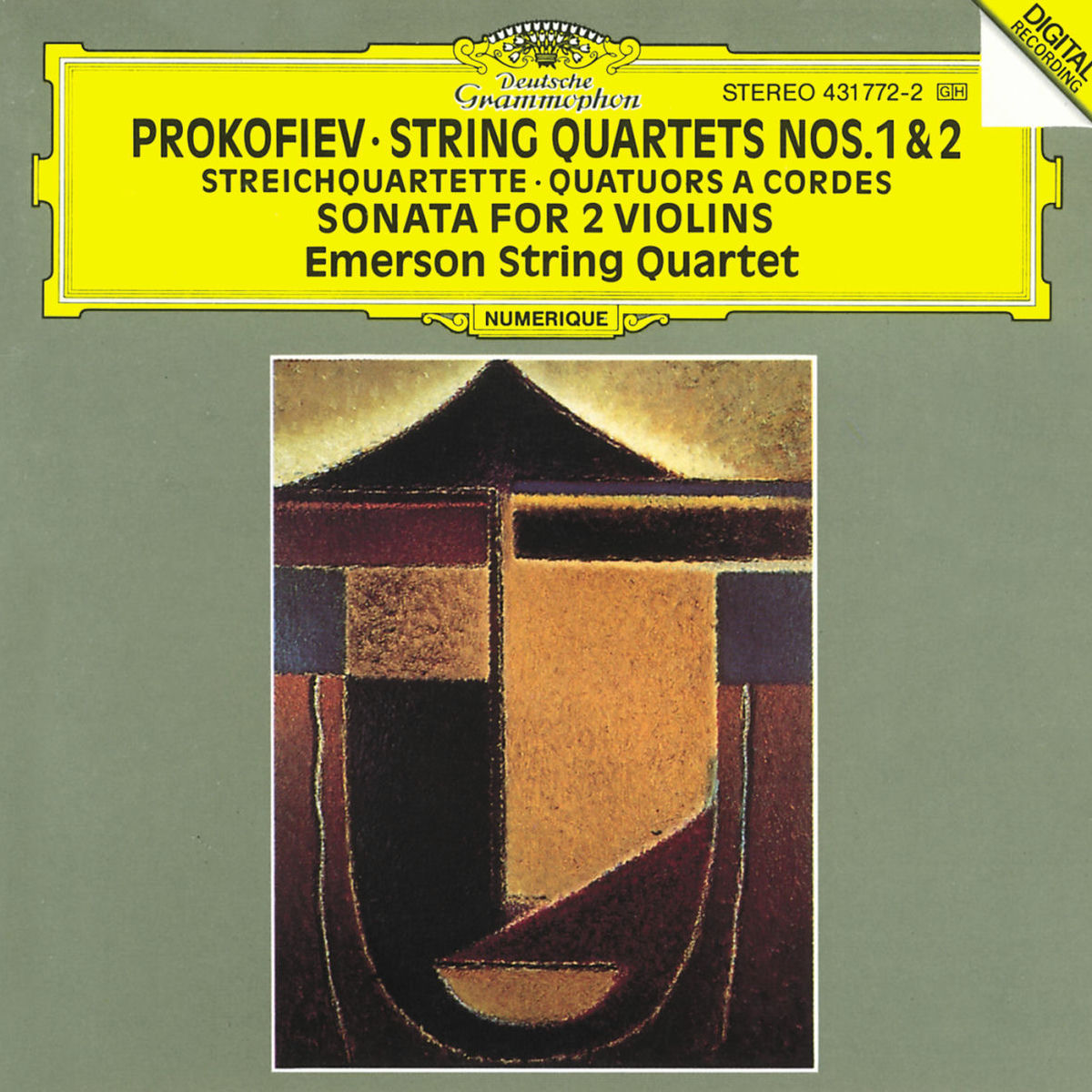 Album cover of Prokofiev: String Quartets Nos.1 & 2; Sonata for 2 Violins