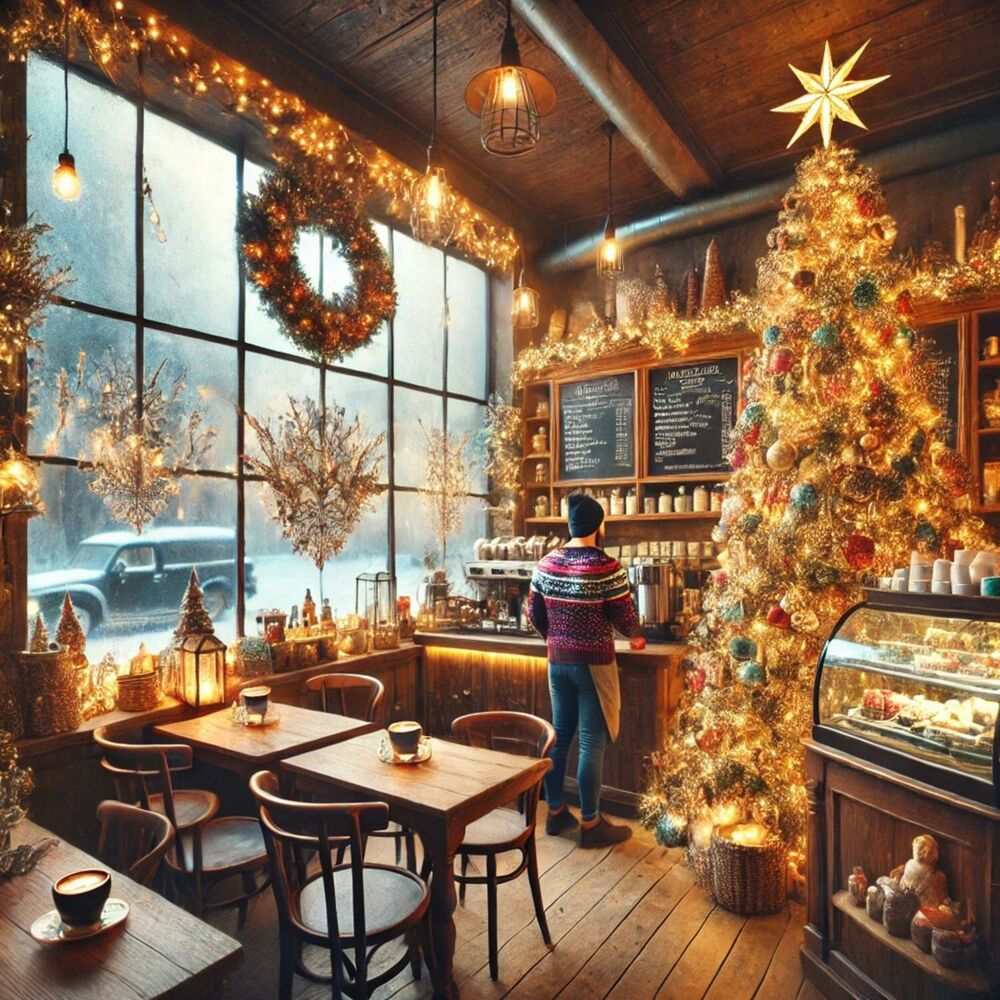 Picture of Cozy Christmas Coffee Shop: Smooth & Chill Sax Instrumental Collection