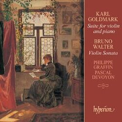 Cover of Karl Goldmark & Bruno Walter: Violin Sonatas