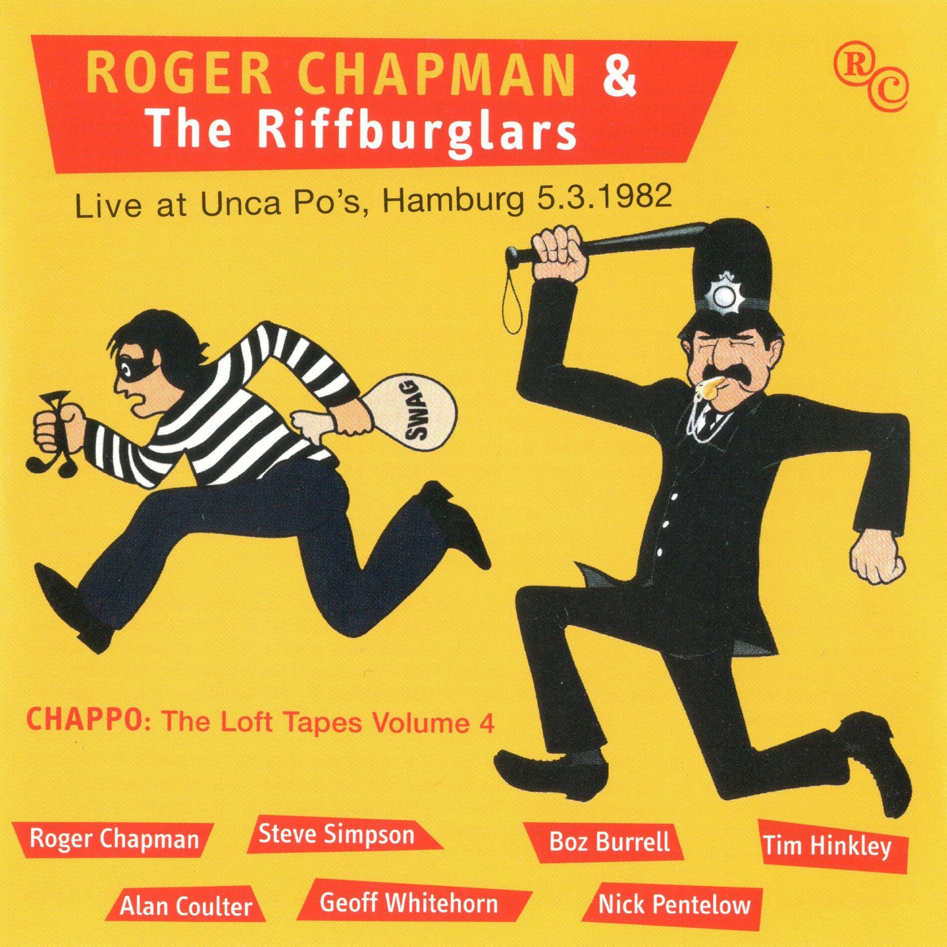 Album cover of Chappo: Loft Tapes, Vol. 4 (Live at Unca Po's, Hamburg, 05/03/1982)