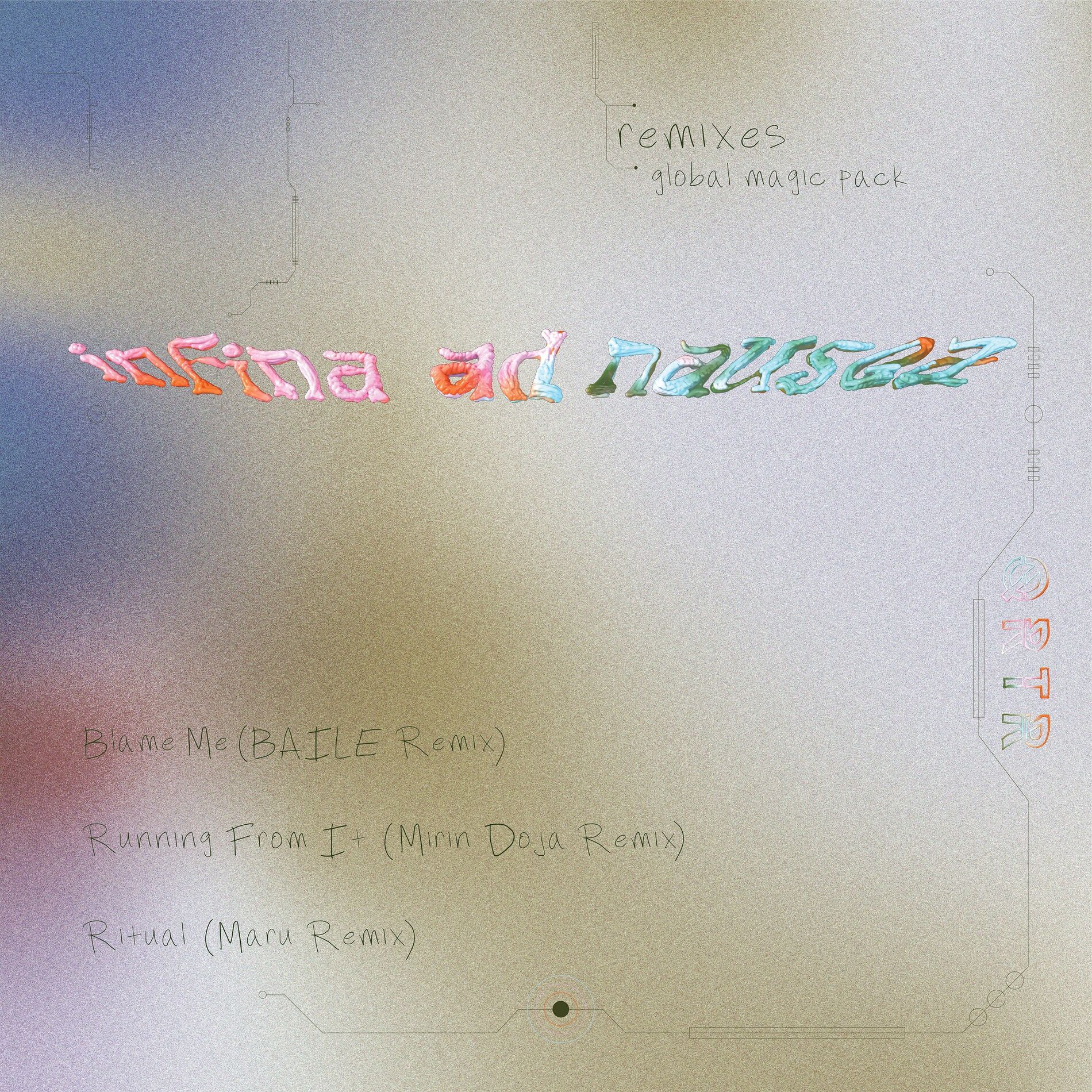 Album cover of infina ad nausea: the remixes (global magic pack)
