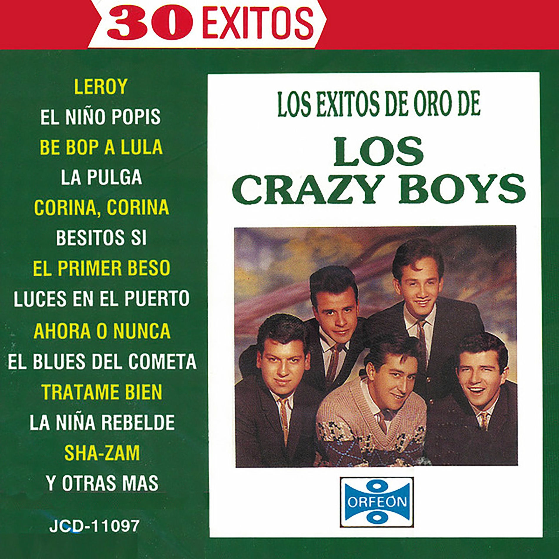 Album cover of Los Éxitos de Oro de los Crazy Boy's