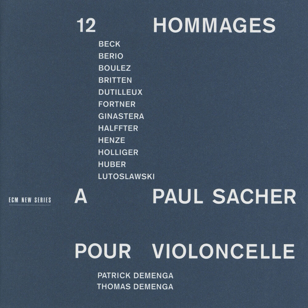 Picture of 12 Hommages à Paul Sacher pour Violoncelle