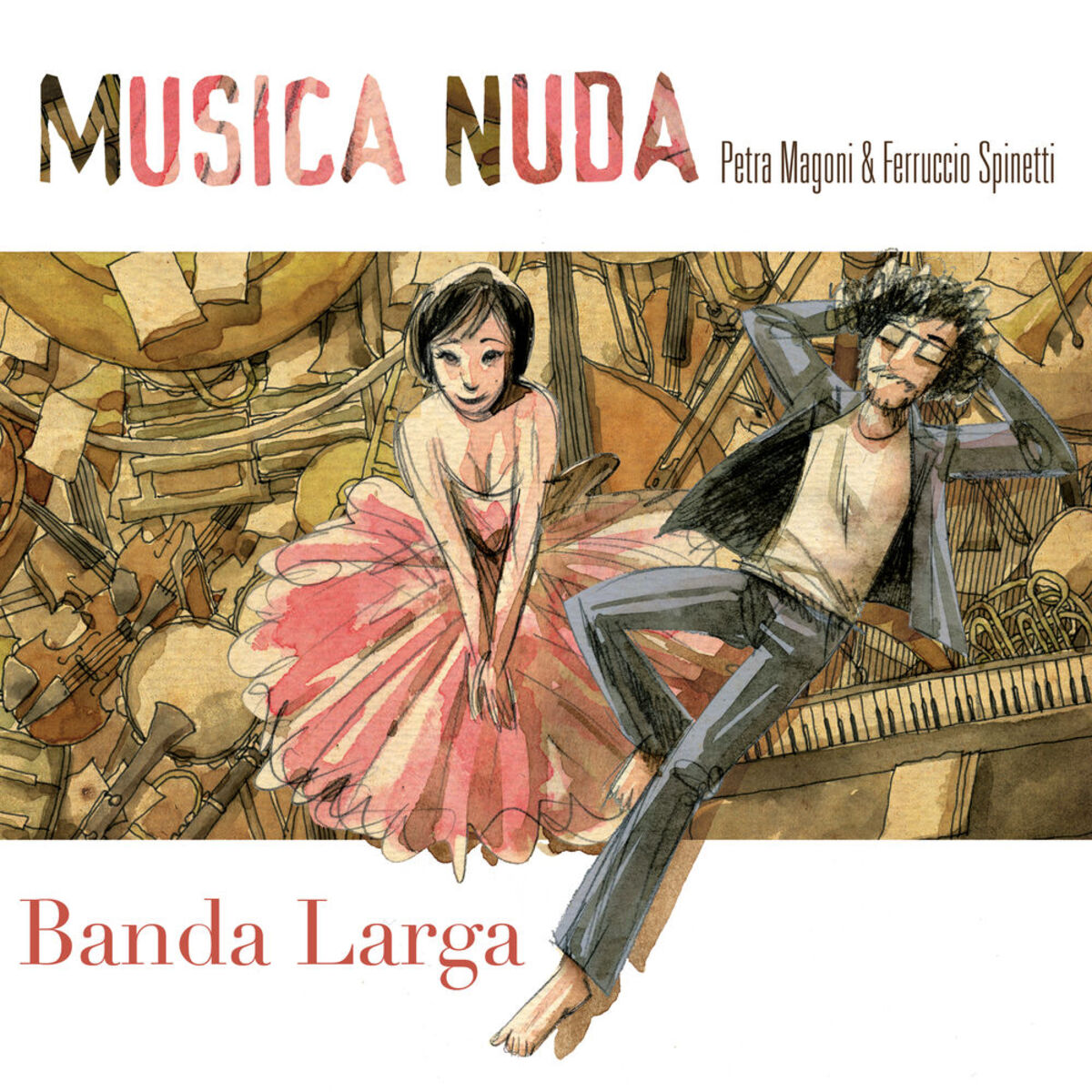Album cover of Musica Nuda - Banda Larga