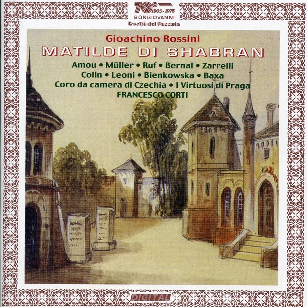 Matilde di Shabran, Act I Scene 4: Recitativo. Se fra i paterni amplessi (Corradino, Edoardo, Ginardo)
