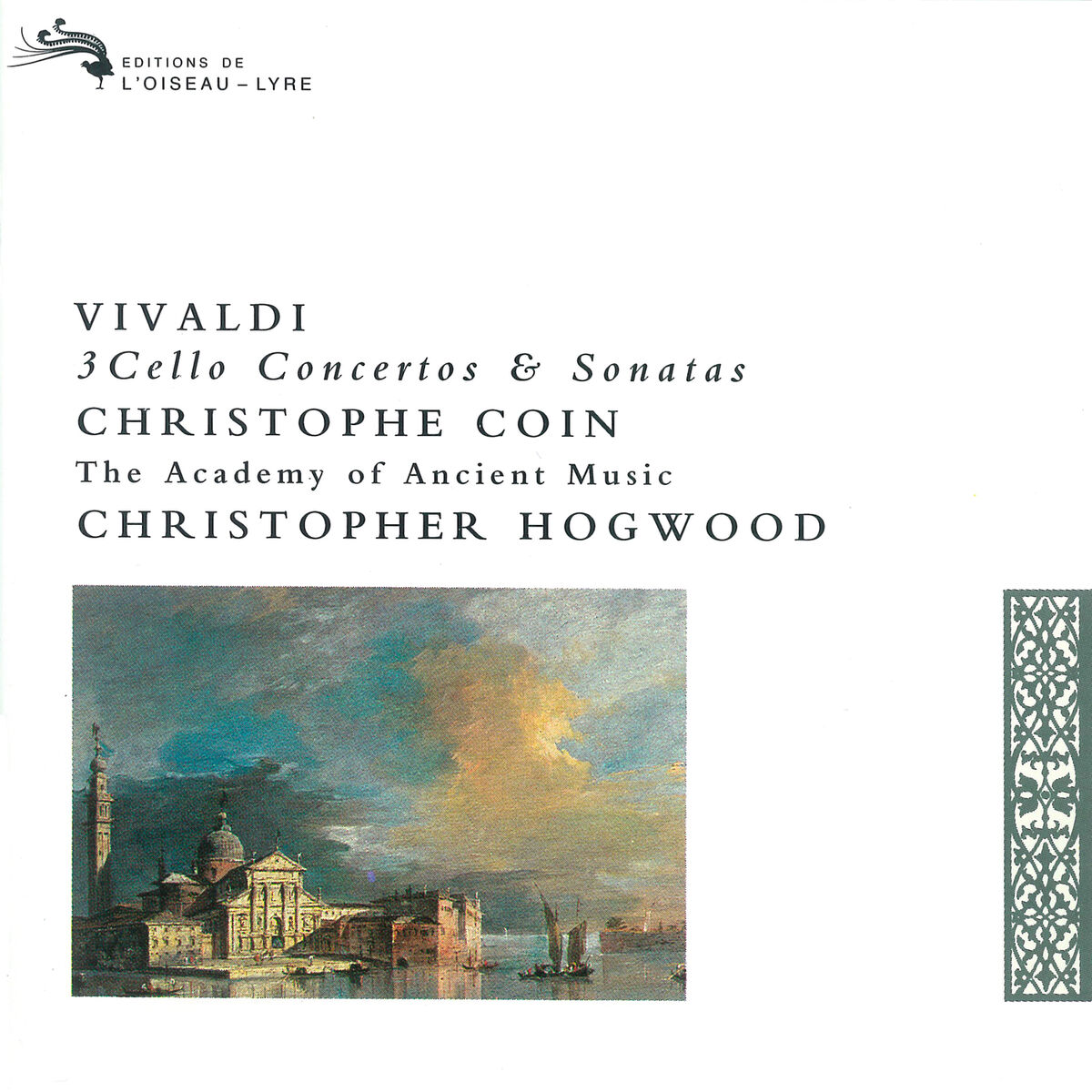 Album cover of Vivaldi: 3 Cello Concertos & Sonatas