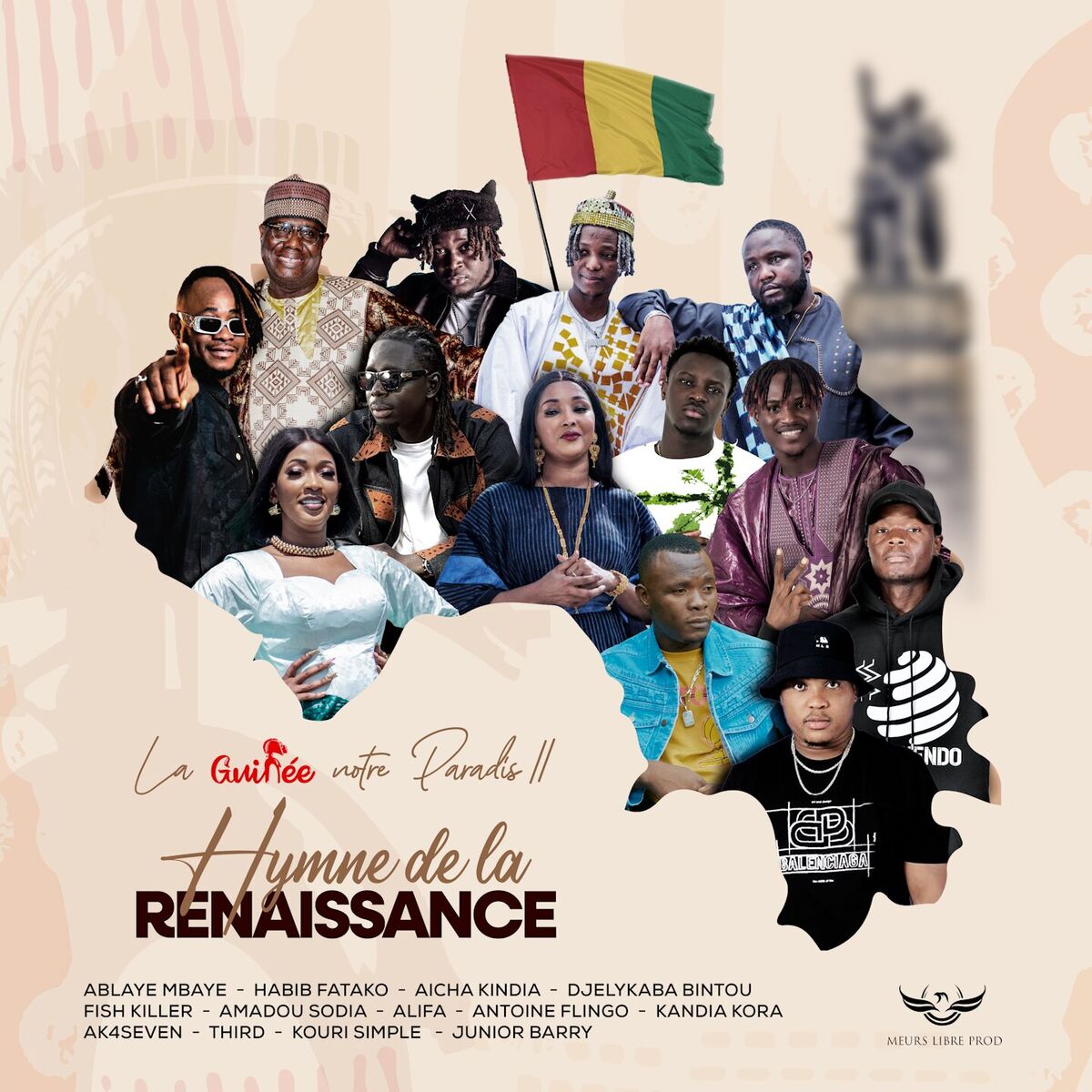 Album cover of La Guinée Notre Paradis act 2 - Hymne de la Renaissance