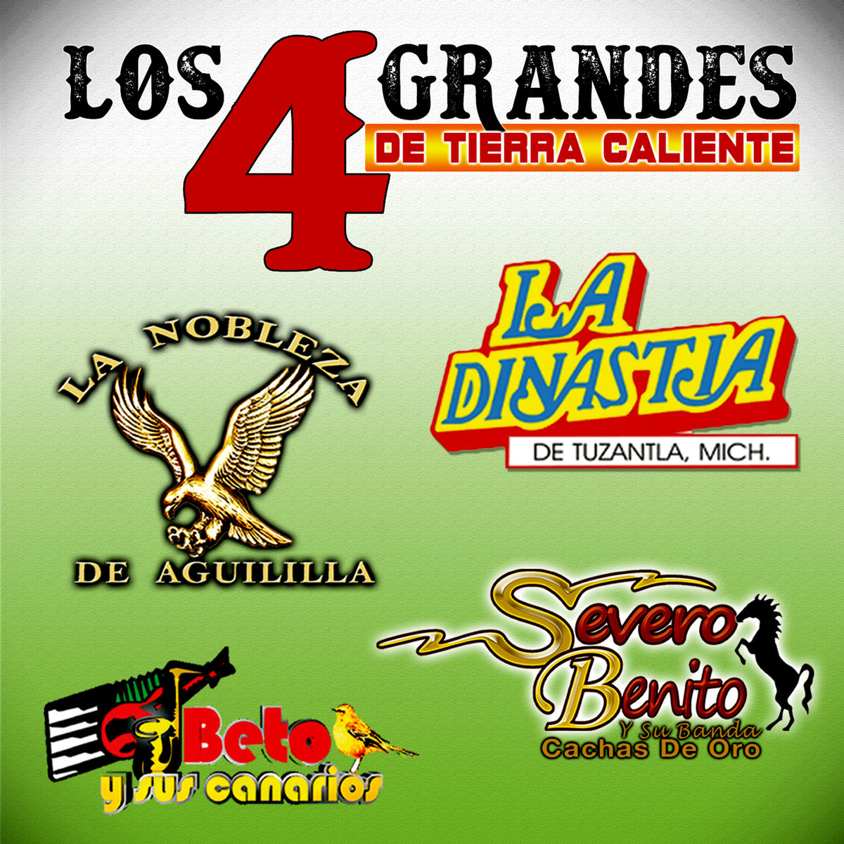 Album cover of Los 4 Grandes de Tierra Caliente