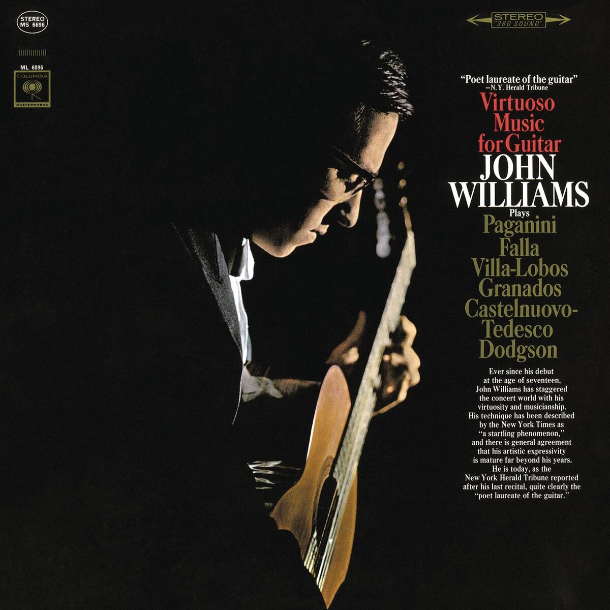 Album cover of John Williams - Virtuoso Music for Guitar