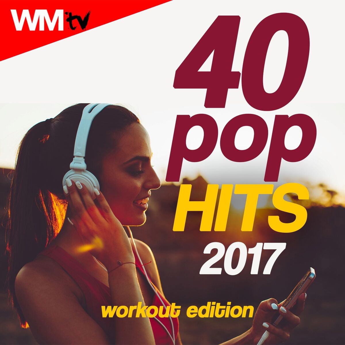 Album cover of 40 Pop Hits 2017 Workout Edition (Unmixed Compilation for Fitness & Workout 128 - 150 Bpm / 32 Count)