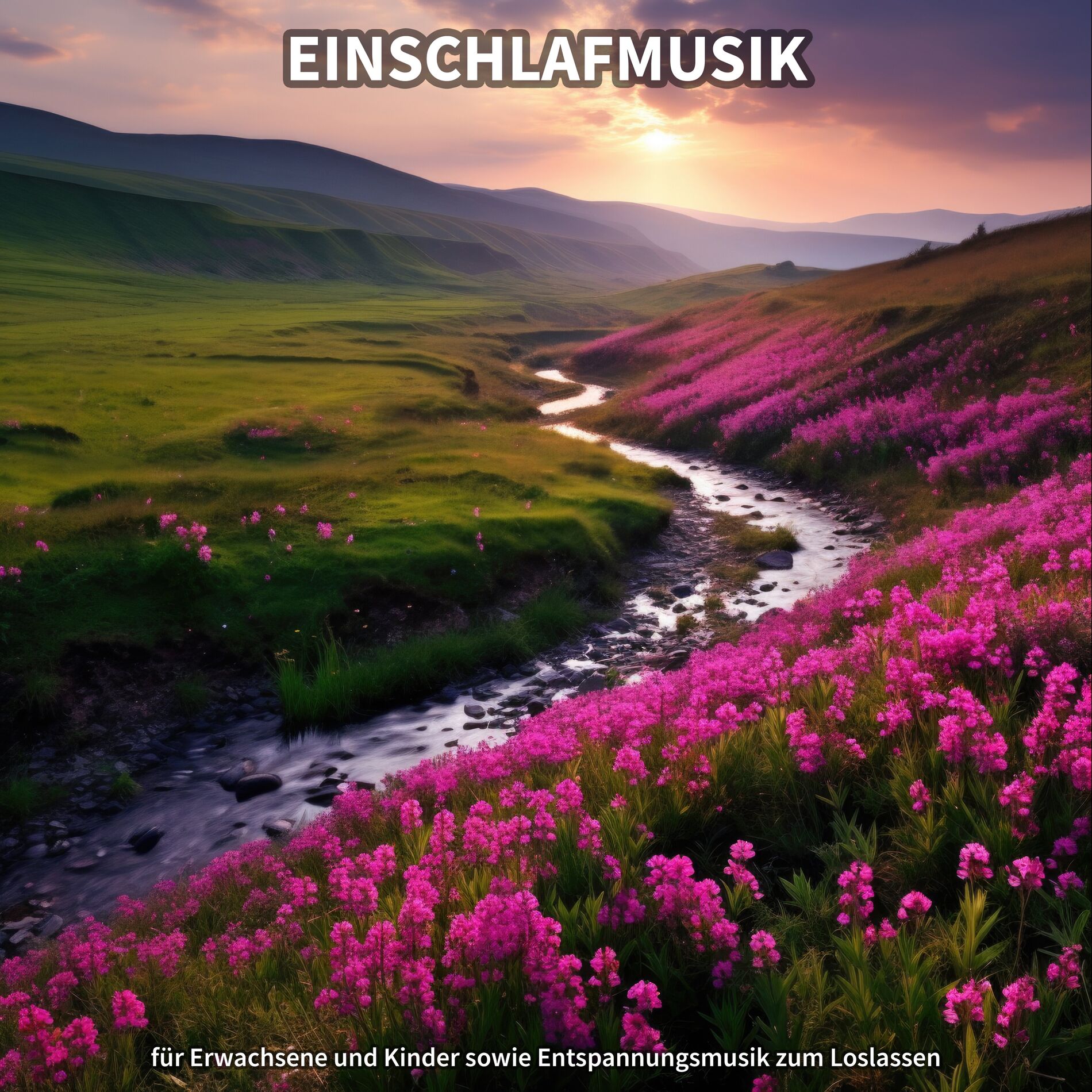 Album cover of Einschlafmusik für Erwachsene und Kinder sowie Entspannungsmusik zum Loslassen
