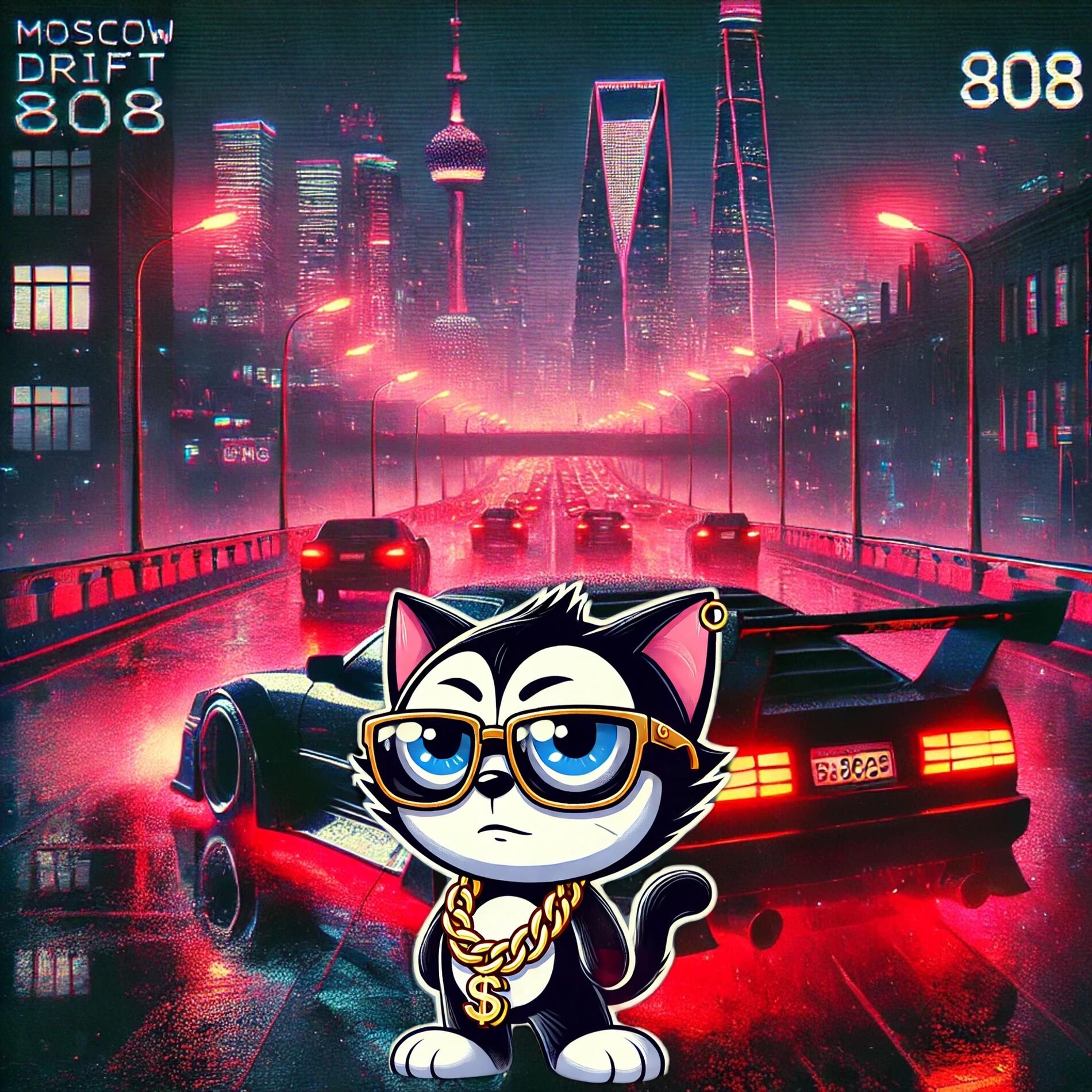 Album cover of Moscow Drift 808 (PHONK)