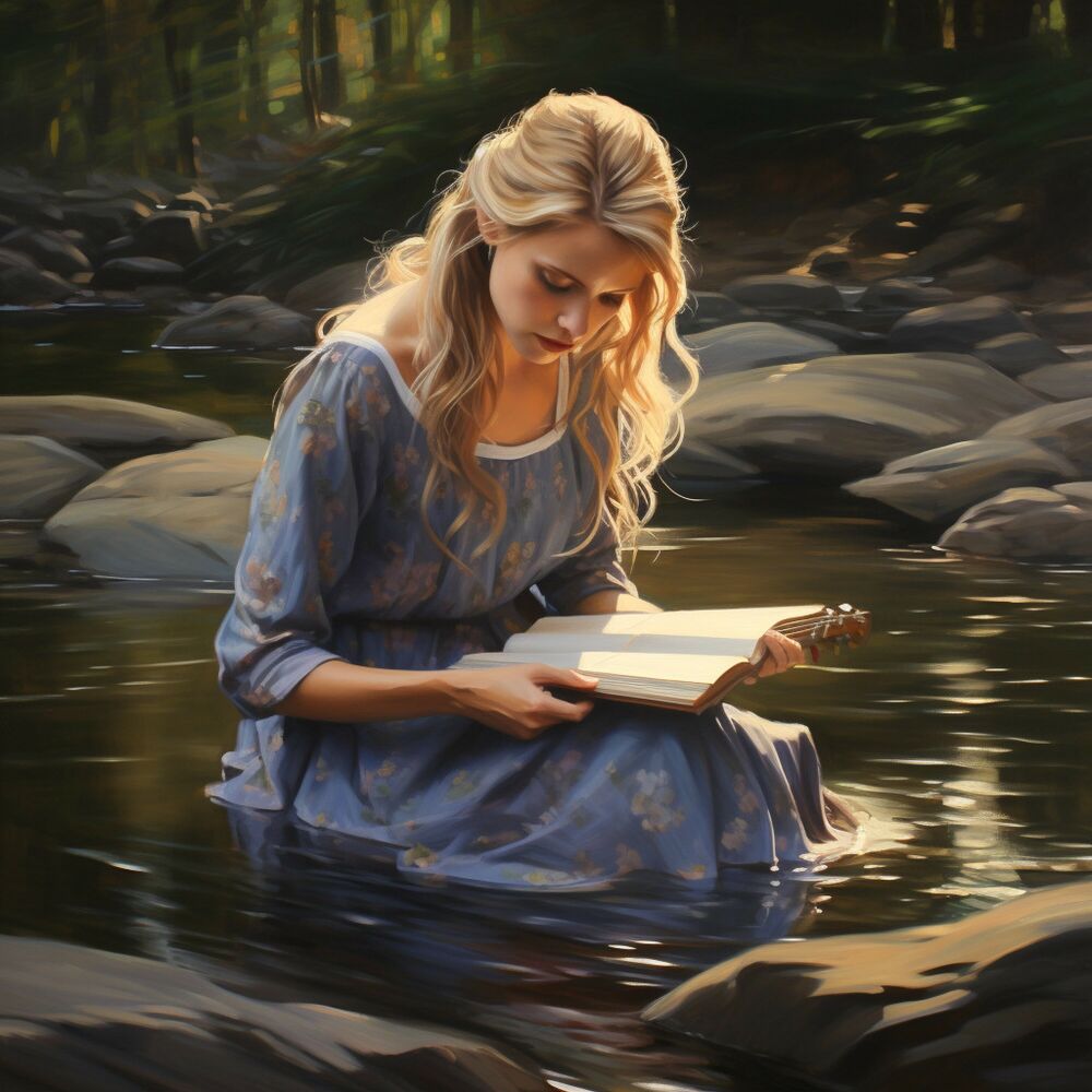 Picture of Learning Streams: Study by the River Rhapsody