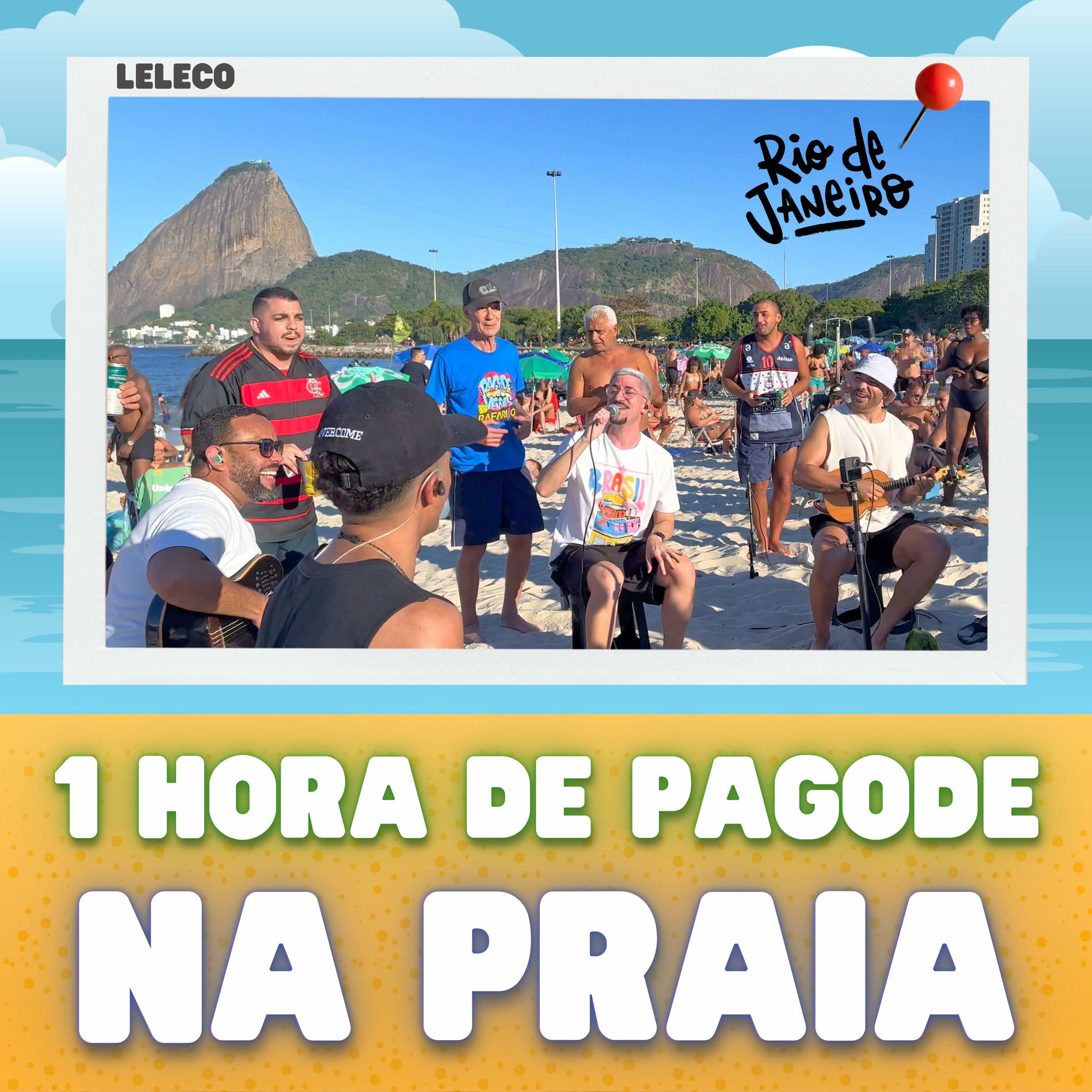 Album cover of 1 Hora de Pagode na Praia (Rio de Janeiro) (Ao Vivo)