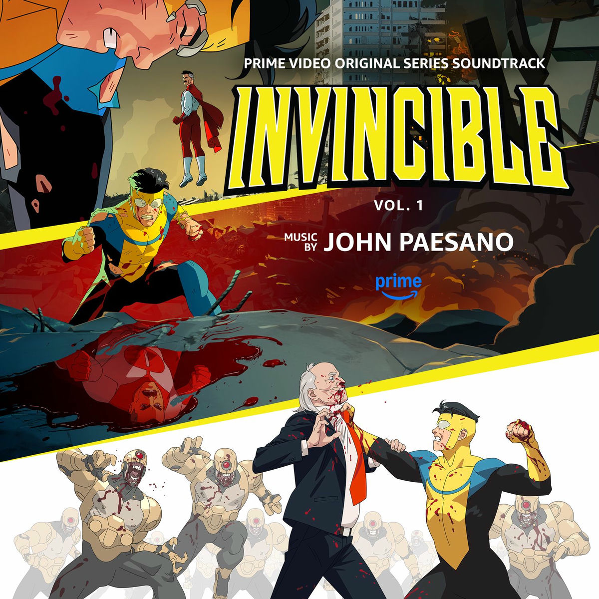 Album cover of Invincible: Vol. 1 (Prime Video Original Series Soundtrack)