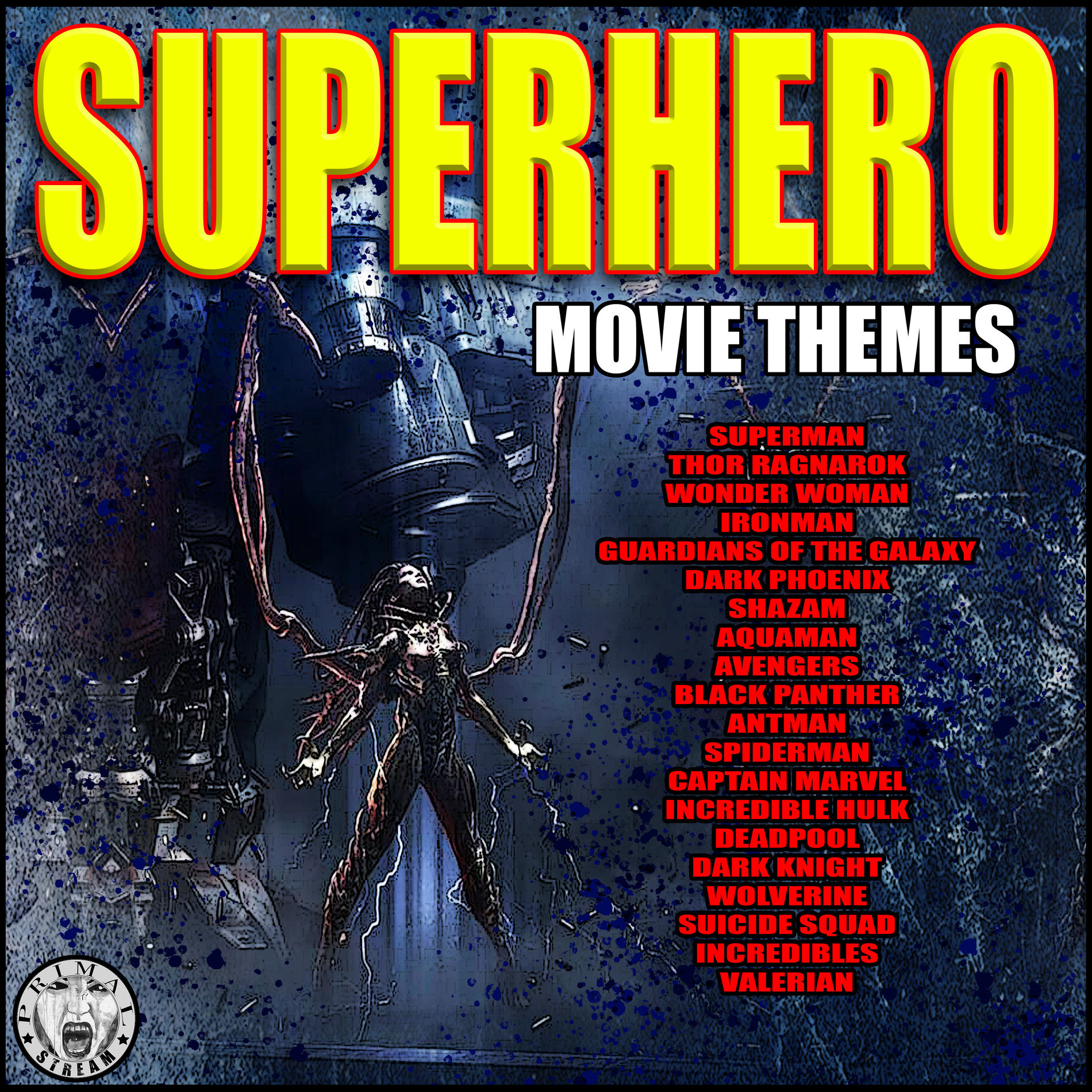 Album cover of Superhero Movie Themes