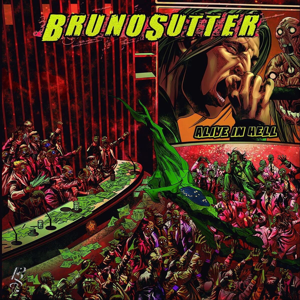 Album cover of Alive in Hell
