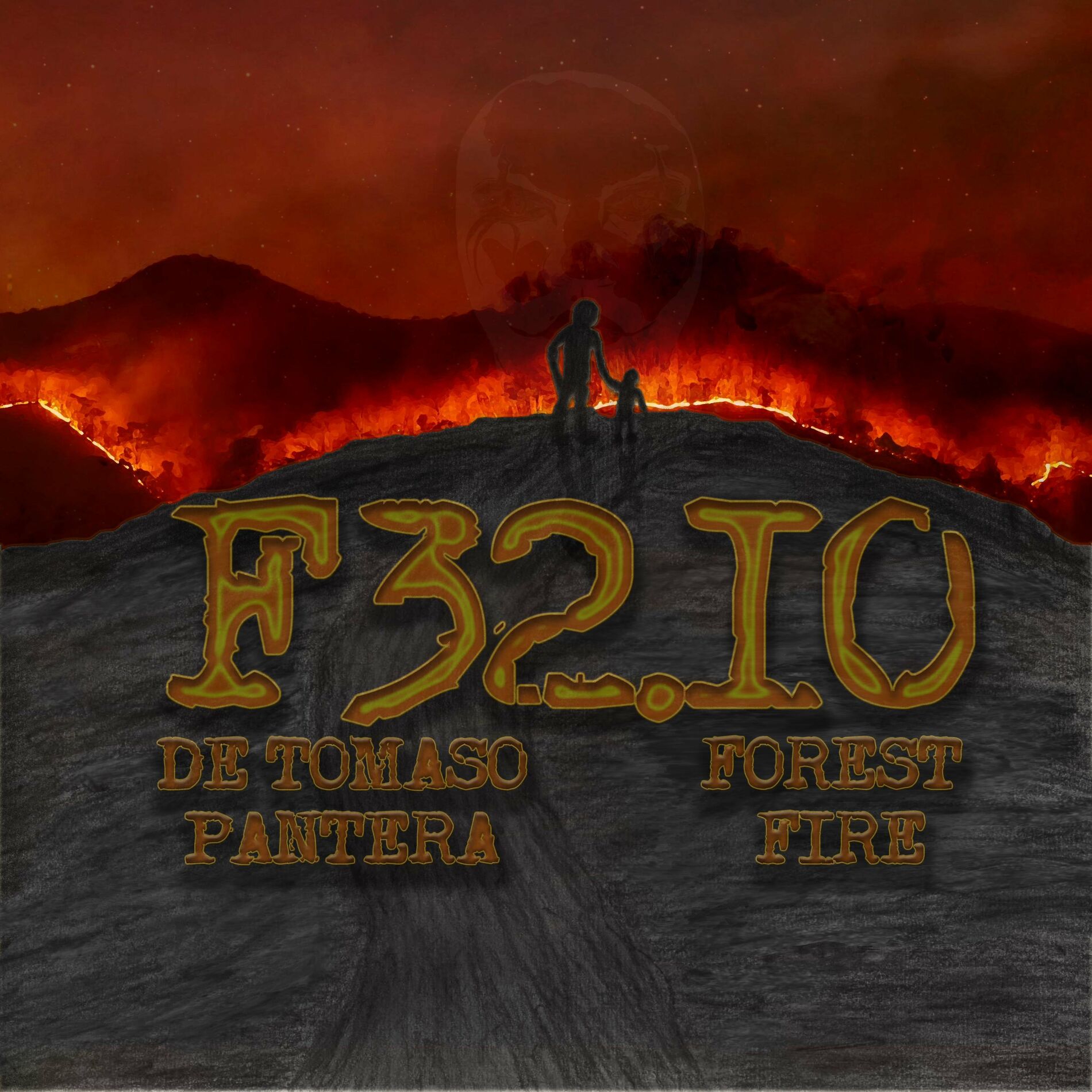 Album cover of De Tomaso Pantera/ Forest Fire
