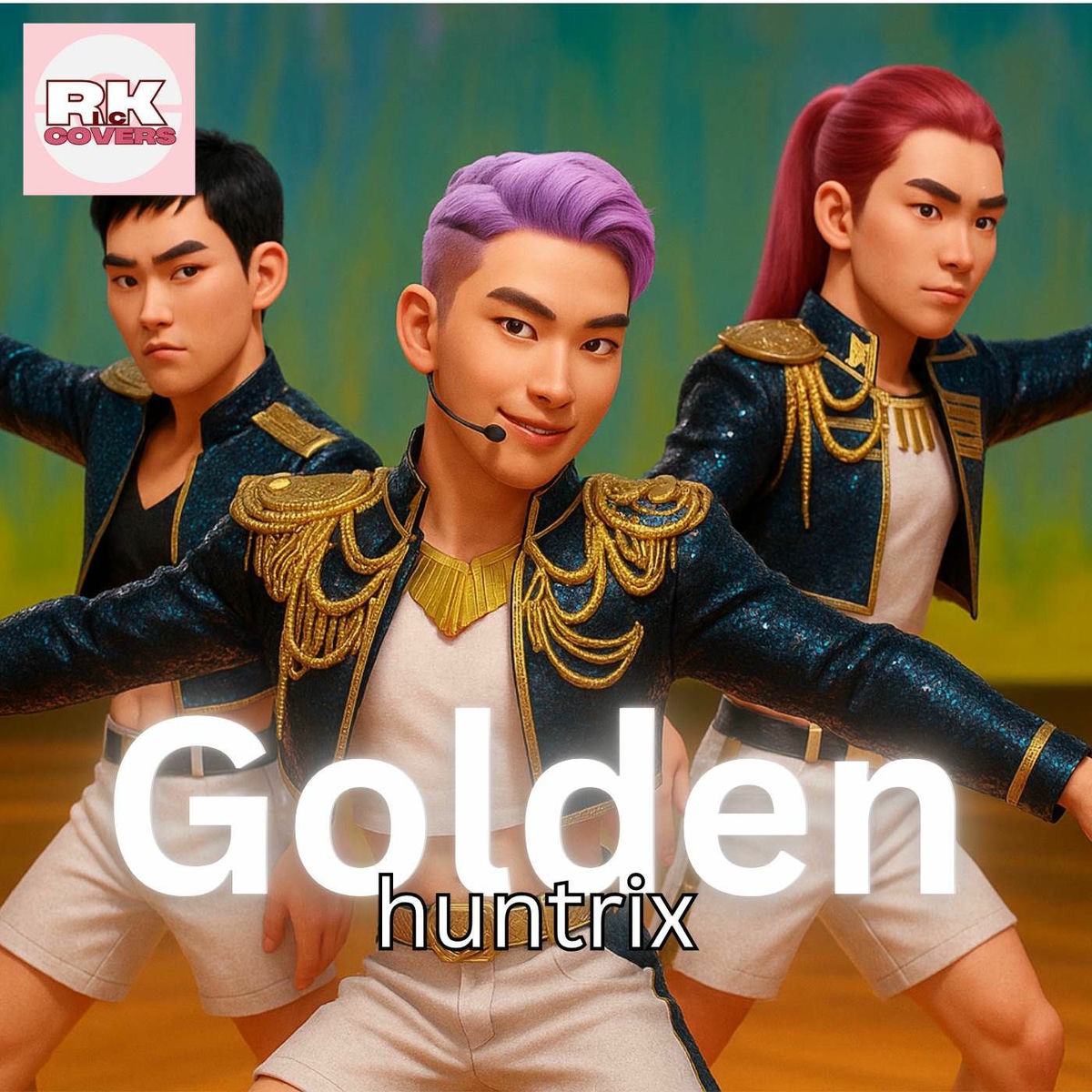 Album cover of Golden - huntr/x (male cover português)