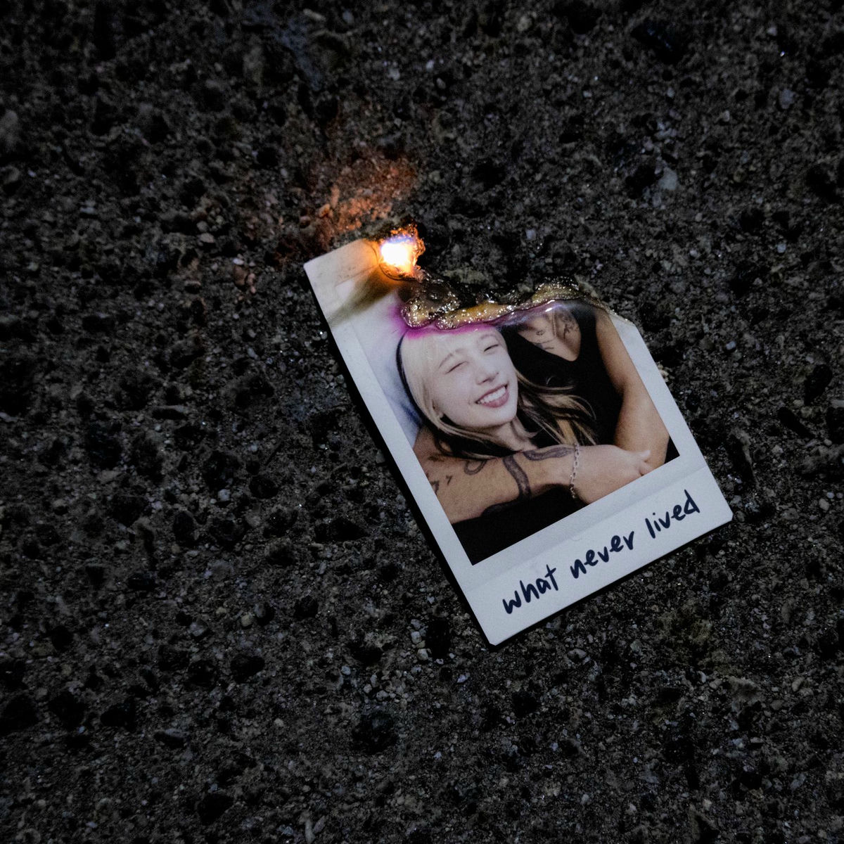 Album cover of what never lived