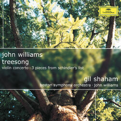 Cover of John Williams: TreeSong; Violin Concerto; 3 Pieces from Schindler's List