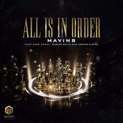 Cover of All Is in Order (feat. Don Jazzy, Rema, Korede Bello, DNA & Crayon)