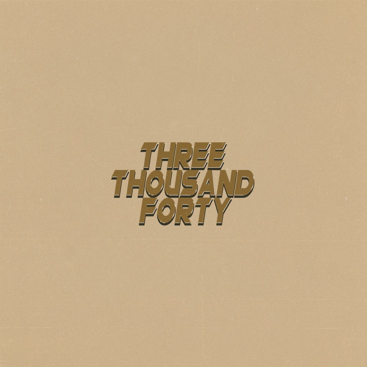 Album cover of THREE THOUSAND FORTY