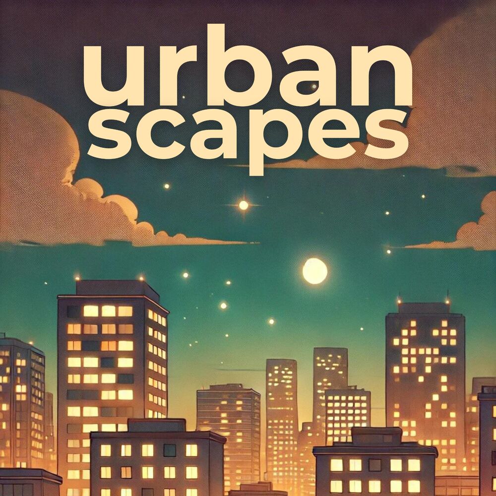 Picture of urbanscapes: night lofi in the city lights