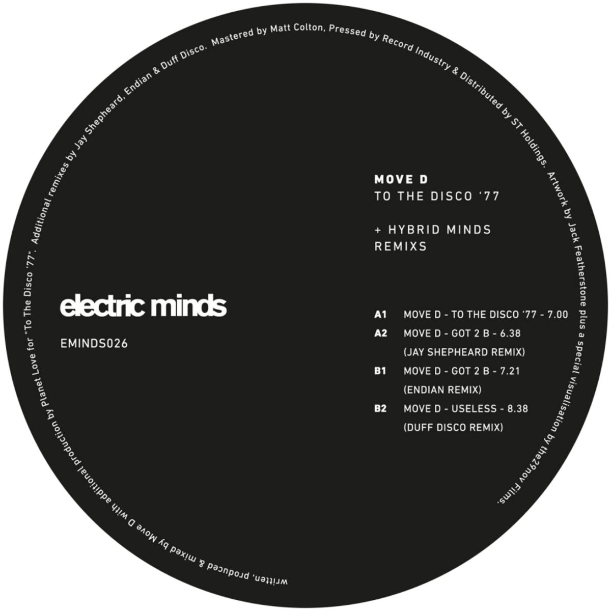 Album cover of To the Disco ‘77 & Hybrid Minds Remixes