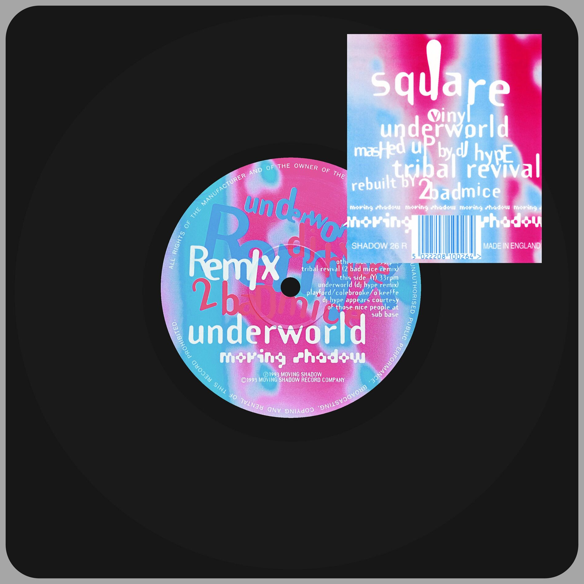 Album cover of Underworld (DJ Hype Remix) / Tribal Revival (Remix)