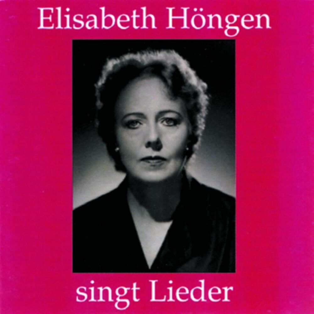 Picture of Elisabeth Höngen singt Lieder
