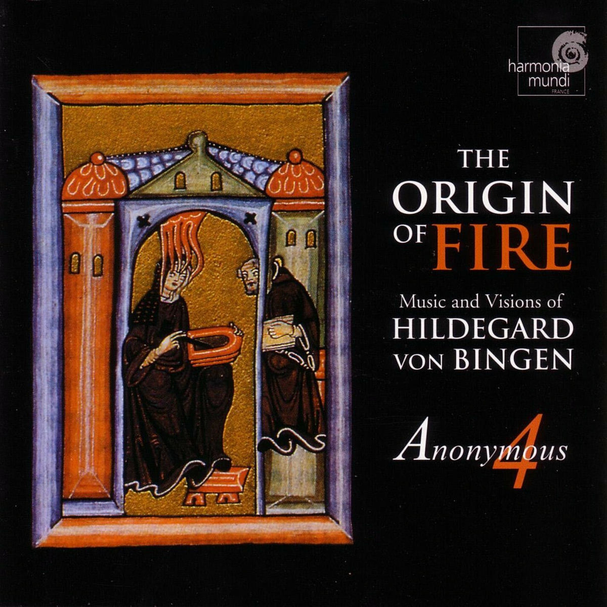 Album cover of The Origin of Fire: Music and Visions of Hildegard von Bingen