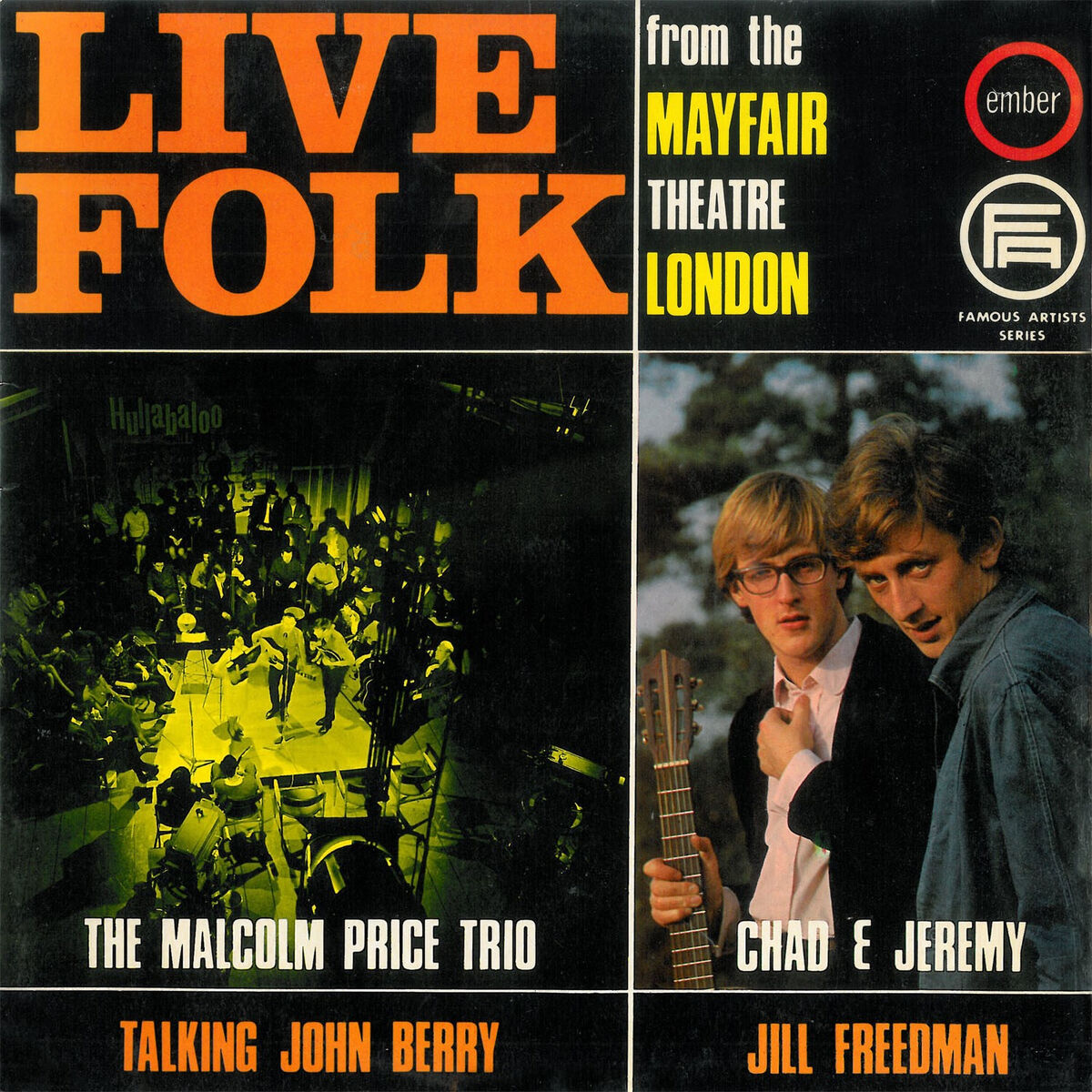 Album cover of Live Folk from the Mayfair Theatre London