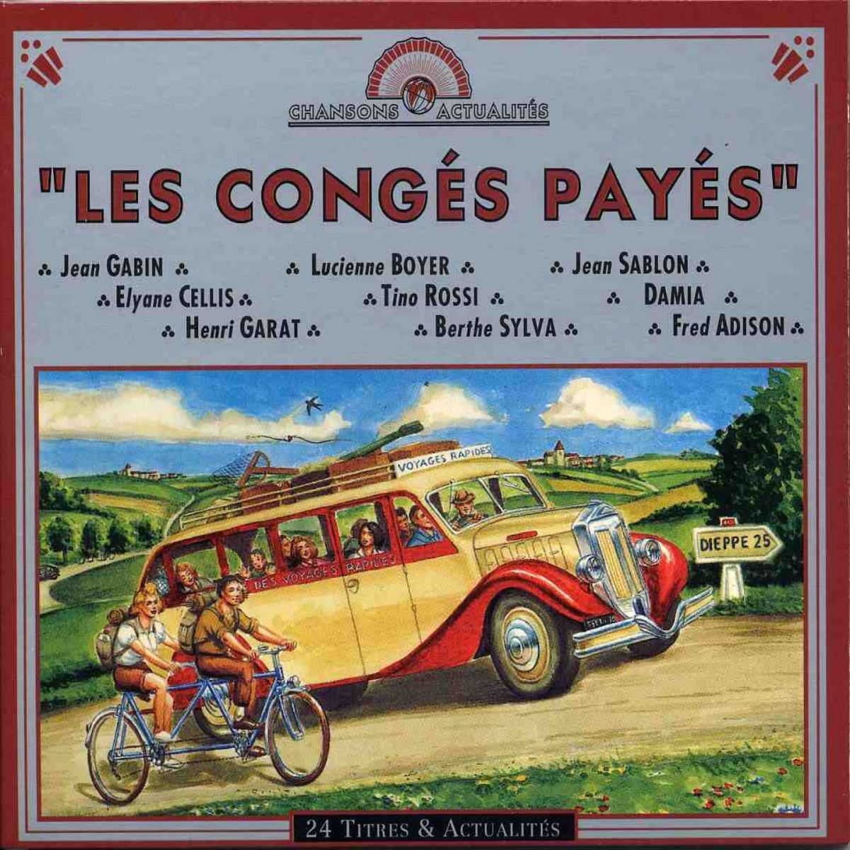 Album cover of Les congés payés (24 titres et actualités)
