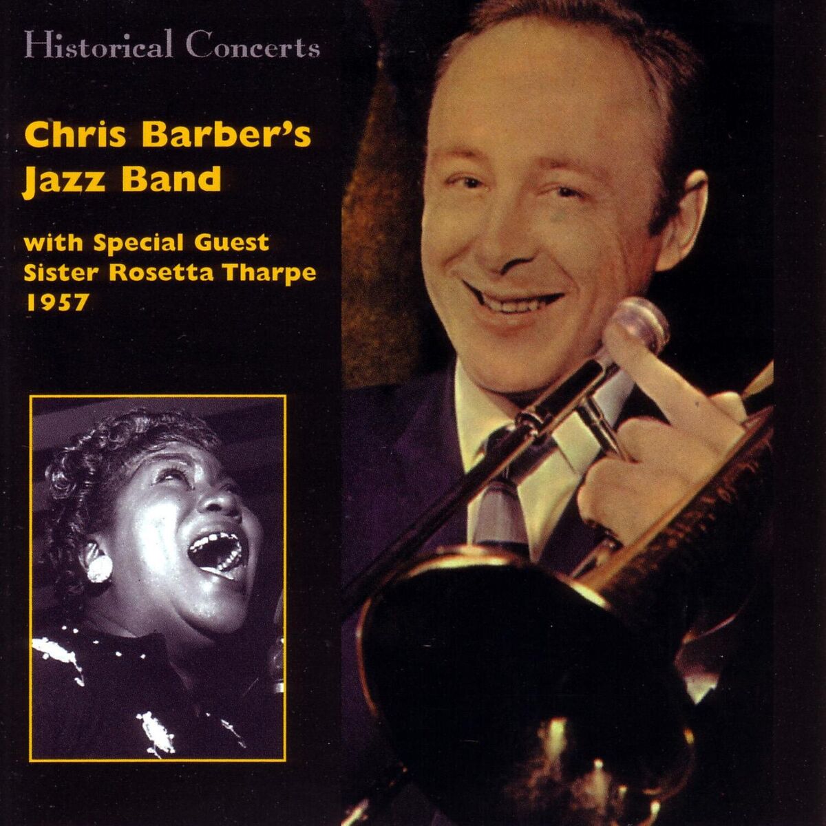 Album cover of Chris Barber's Jazz Band with special guest, Sister Rosetta Tharpe, 1957